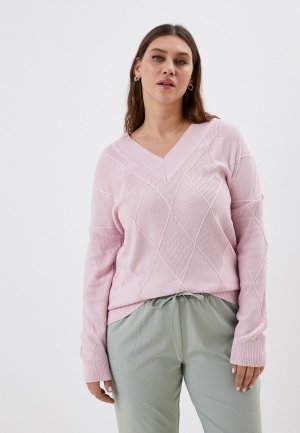 Пуловер Vivawool. Цвет: розовый