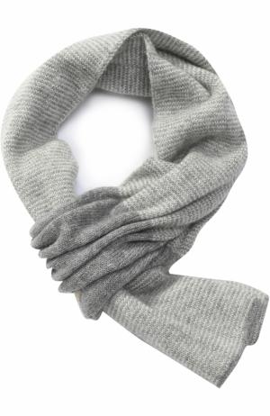 Кашемировый шарф TSUM Collection. Цвет: светло-серый
