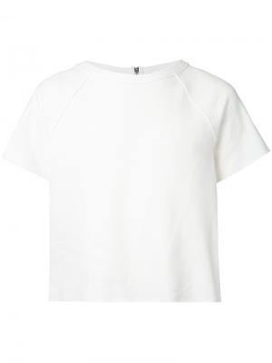 Укороченная футболка Marna Ro. Цвет: белый