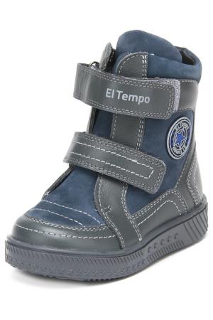Ботинки EL TEMPO. Цвет: серый