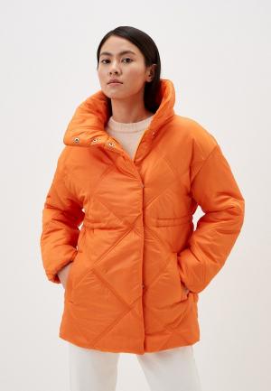 Куртка утепленная TrendyAngel. Цвет: оранжевый