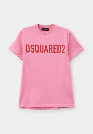 Футболка Dsquared2. Цвет: розовый