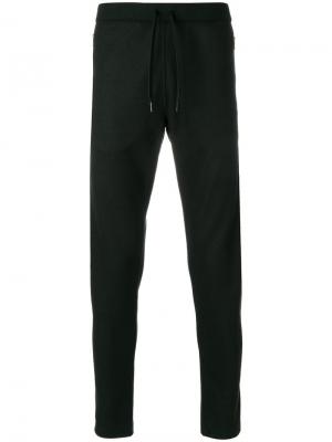 Трикотажные брюки Tomas Maier. Цвет: чёрный