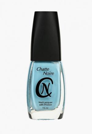 Лак для ногтей Chatte Noire. Цвет: голубой
