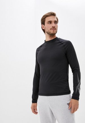 Лонгслив спортивный Reebok. Цвет: черный