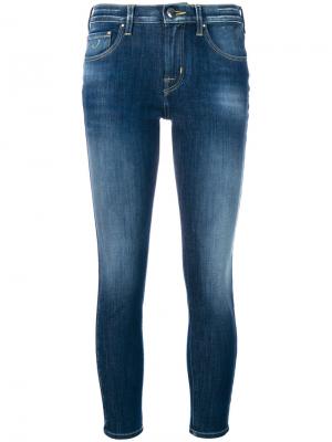 Укороченные джинсы скинни Kimberly Jacob Cohen. Цвет: синий