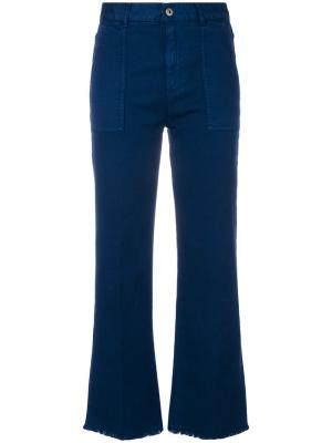 Расклешенные укороченные джинсы Stella McCartney. Цвет: синий