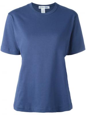 Базовая футболка Comme Des Garçons Shirt. Цвет: синий