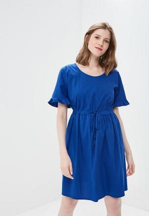 Платье Rinascimento. Цвет: синий