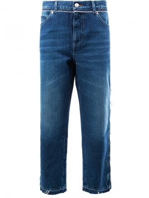 Укороченные джинсы Alexander McQueen. Цвет: синий