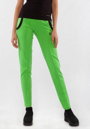 Брюки спортивные Bodro Design. Цвет: зеленый