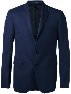 Классический пиджак Tagliatore. Цвет: синий