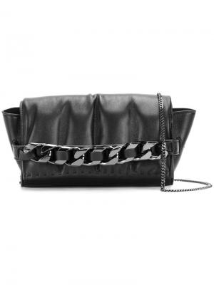 Маленькая сумка на плечо Angelica Glove Elena Ghisellini. Цвет: чёрный