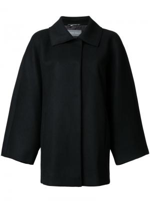 Пальто с широкими рукавами Alberta Ferretti. Цвет: чёрный