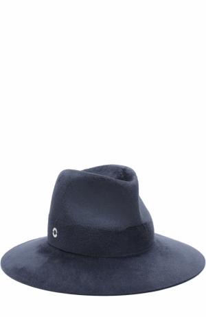 Фетровая шляпа Lulu Loro Piana. Цвет: синий