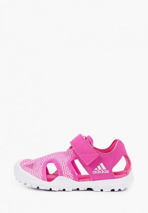 Сандалии adidas. Цвет: розовый