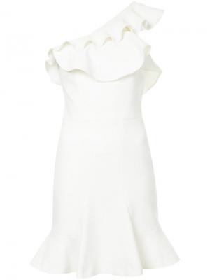 Платье-мини St. Barts Rebecca Vallance. Цвет: белый