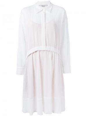 Платье-рубашка Stella McCartney. Цвет: белый