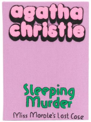 Клатч Sleeping Murder Olympia Le-Tan. Цвет: розовый и фиолетовый