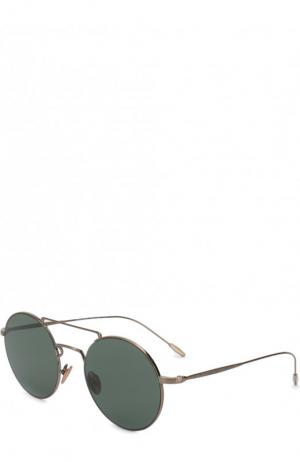 Солнцезащитные очки Giorgio Armani. Цвет: темно-серый