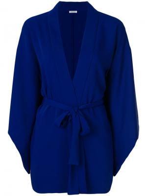 Пиджак-кимоно с поясом P.A.R.O.S.H.. Цвет: синий