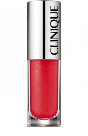 Блеск для губ Pop Splash lip gloss + hydration, оттенок 12 Rosewater Clinique. Цвет: бесцветный