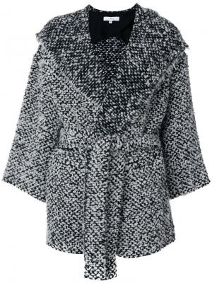 Текстурное пальто Iro. Цвет: чёрный