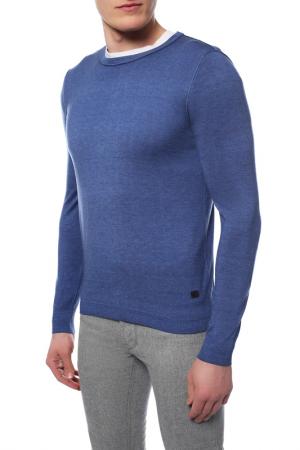 Пуловер TRU TRUSSARDI. Цвет: синий