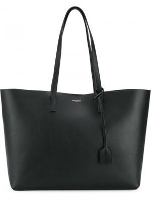 Большая сумка-шоппер Saint Laurent. Цвет: чёрный