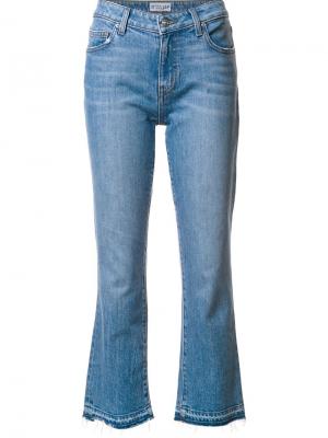 Укороченные расклешенные джинсы Derek Lam 10 Crosby. Цвет: синий