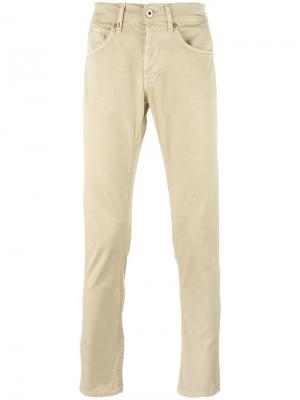 Классические брюки чинос Dondup. Цвет: телесный