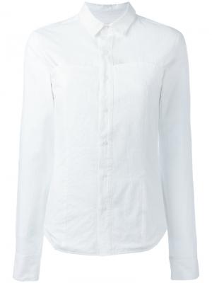 Приталенная рубашка A.F.Vandevorst. Цвет: белый