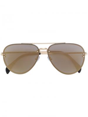 Солнцезащитные очки-авиаторы Céline Eyewear. Цвет: металлический