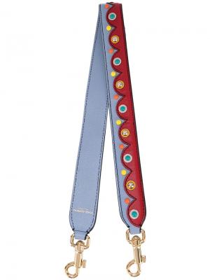 Декориованная лямка на плечо Dolce & Gabbana. Цвет: многоцветный