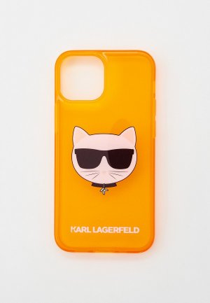 Чехол для iPhone Karl Lagerfeld. Цвет: оранжевый