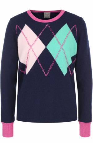 Кашемировый пуловер с круглым вырезом FTC. Цвет: темно-синий