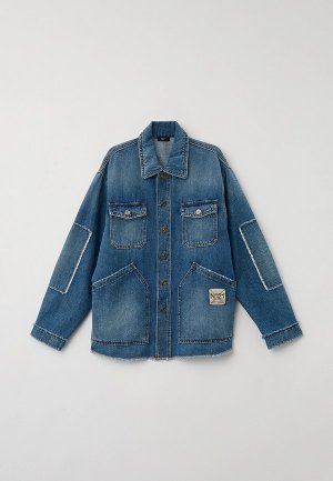 Куртка джинсовая N21. Цвет: синий