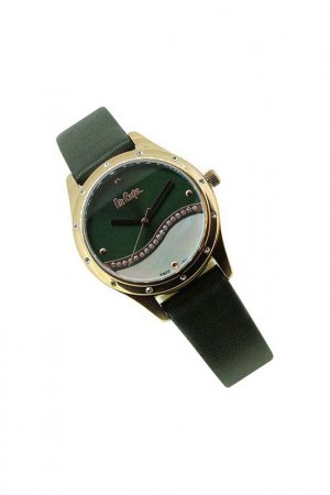Наручные часы LEE COOPER. Цвет: зеленый