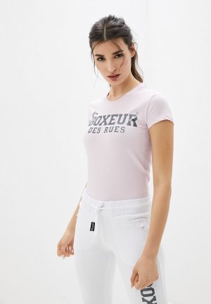 Футболка Boxeur Des Rues. Цвет: фиолетовый