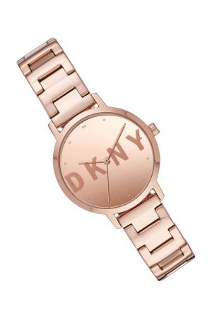 Наручные часы D K N Y. Цвет: розовый