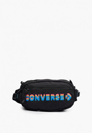 Сумка поясная Converse. Цвет: черный