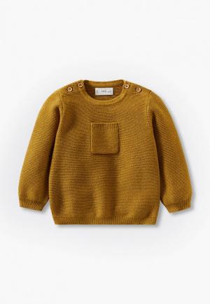 Джемпер Mango Kids. Цвет: хаки
