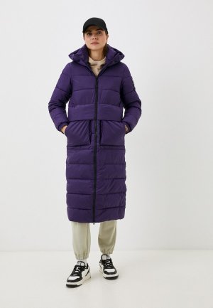 Куртка утепленная Kappa. Цвет: фиолетовый