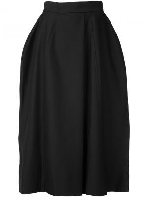 Пышная юбка мини Vera Wang. Цвет: чёрный