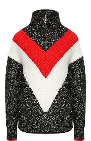 Пуловер из смеси шерсти и хлопка Givenchy. Цвет: разноцветный