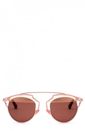 Солнцезащитные очки Dior. Цвет: розовый