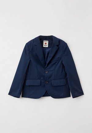 Пиджак Button Blue. Цвет: синий