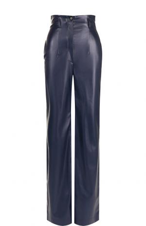 Расклешенные брюки с завышенной талией Stella Jean. Цвет: синий