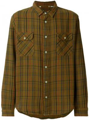Клетчатая рубашка Levis Vintage Clothing Levi's. Цвет: коричневый