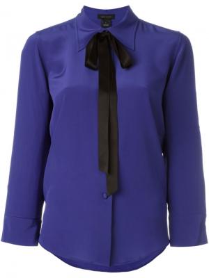 Блузка с бантом Marc Jacobs. Цвет: синий